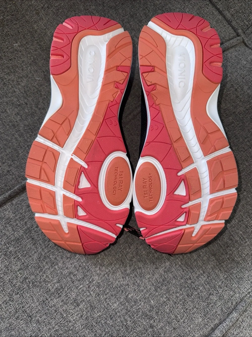Vionic Tokyo 1st Ray Technology Sneakers Black & Pink Women’s Size 7 Athletic